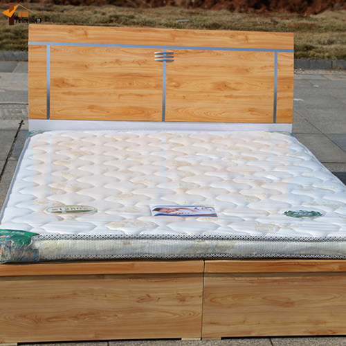 武汉出租房家具简易床板木双人床1.2米小户型1.8m床榻榻米经济型 - 图1