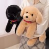 Cute simulated golden retriever plush comfort pillow doll