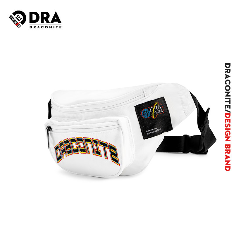 draconite国潮原创个性印花腰包 draconite男士包袋