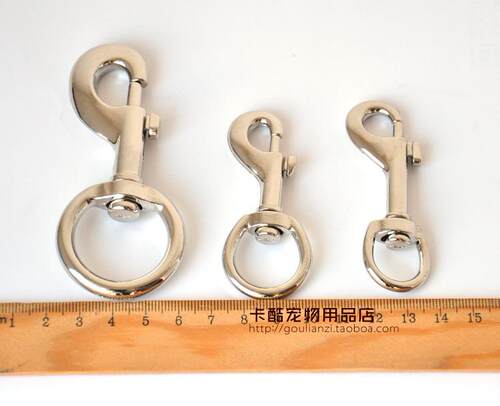宠物 牛头钩子狗链子牵引绳挂钩扣子德牧 金毛 藏獒 小中大型犬 - 图0