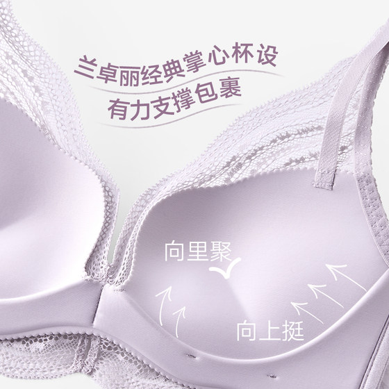 Li Yitong's same style Lanzhuoli lace underwear for women