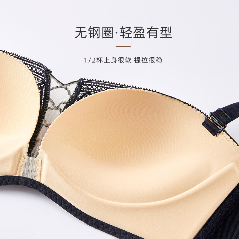 兰卓丽商场同款女无钢圈复古文胸 兰卓丽文胸