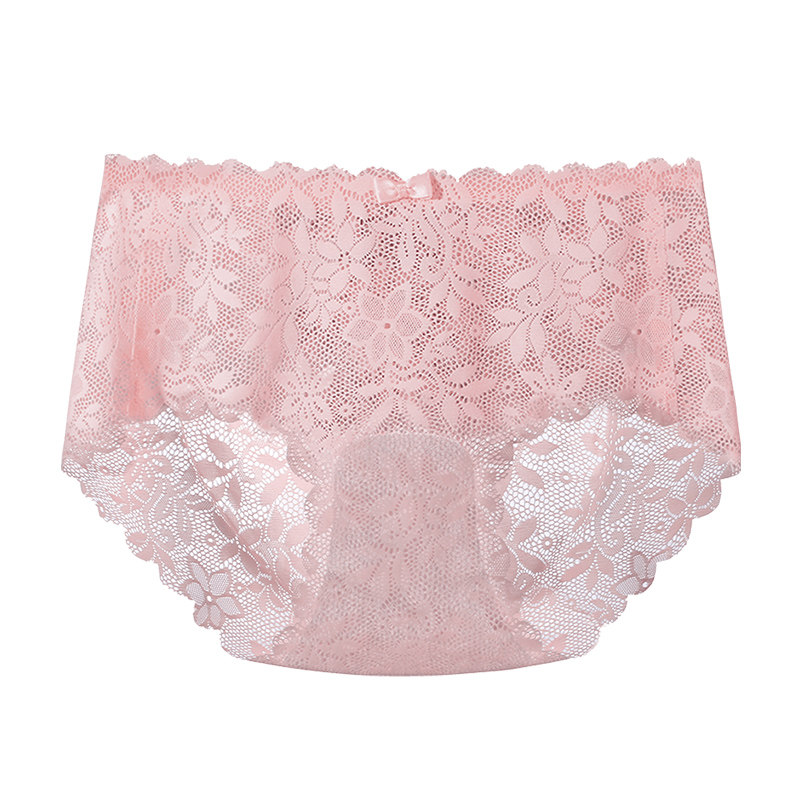 内裤女蕾丝性感无痕中腰三角裤 安致儿内裤
