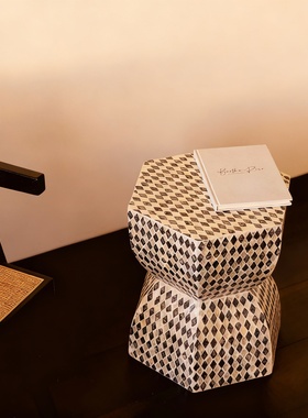 极简几何树脂纯手工桌面摆件