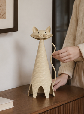 猫咪艺术摆件小众高级感