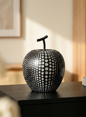 简约现代树脂苹果桌面百搭摆件