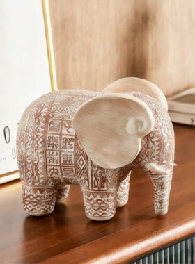 民族风大象树脂摆件乔迁送礼