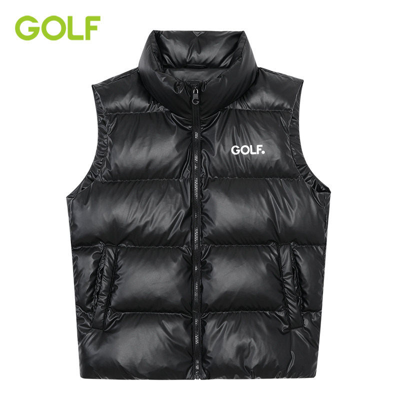 GOLF高尔夫秋冬保暖男马甲白鸭绒外穿背心加厚立领短款羽绒马甲男,淘宝优惠券,粉丝福利购,淘宝优惠卷
