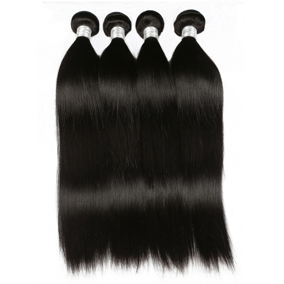 Peruvian 9A straight weft 发帘 hair weave human hair 1B#包邮 - 图3