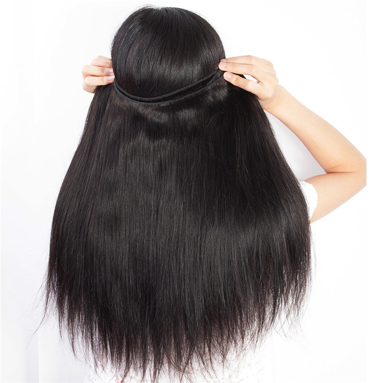 8A Peruvian Virgin hair Straight Human Hair 秘鲁真人发帘 - 图3