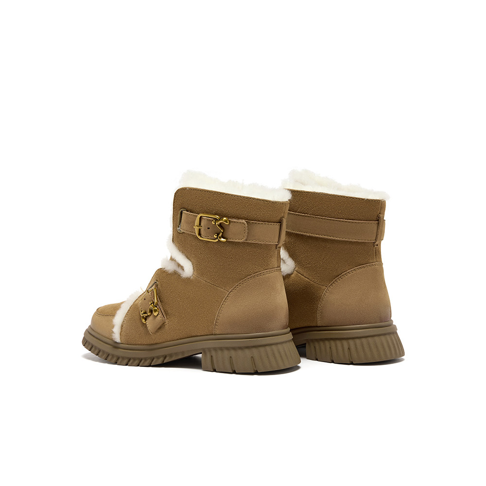 Mirabell/美丽宝2025冬季商场同款雪地靴女休闲时装靴Q2E17DD5,淘宝优惠券,粉丝福利购,淘宝优惠卷