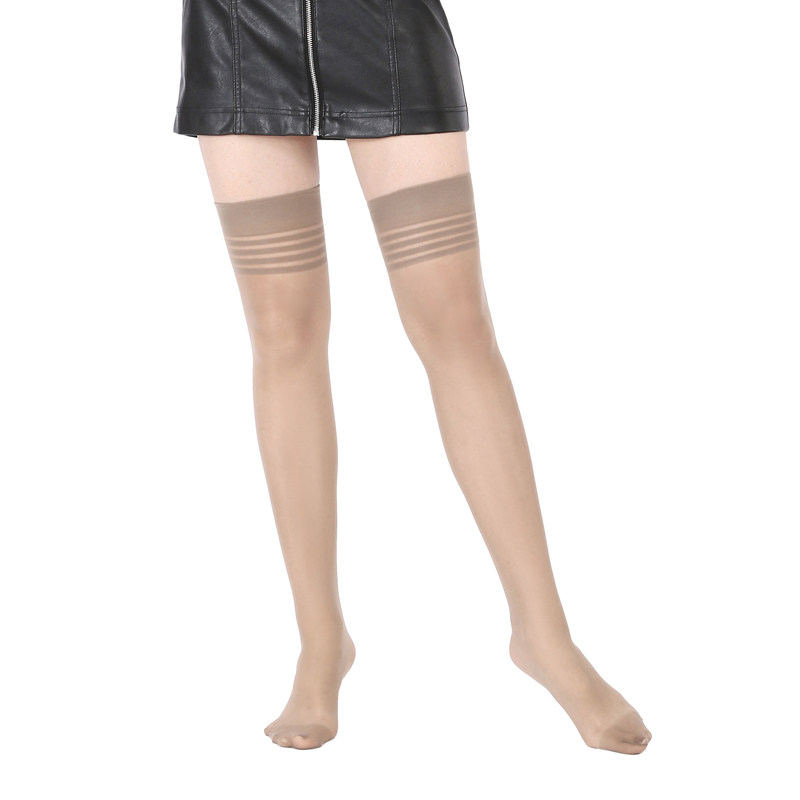 浪莎长筒女士丝袜纯色夏天半腿半截过膝大腿根防滑夏季薄款防勾丝,淘宝优惠券,粉丝福利购,淘宝优惠卷