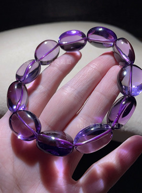 巴西紫水晶高等级色标随型蛋