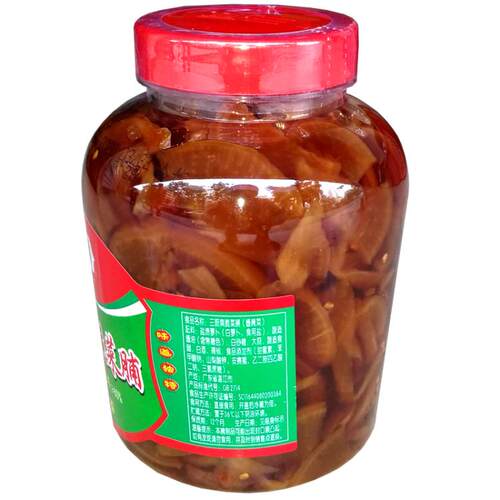 包邮三厨爽脆菜脯900克X6瓶装/腌制萝卜咸菜酱菜餐饮居家开胃小菜 - 图2