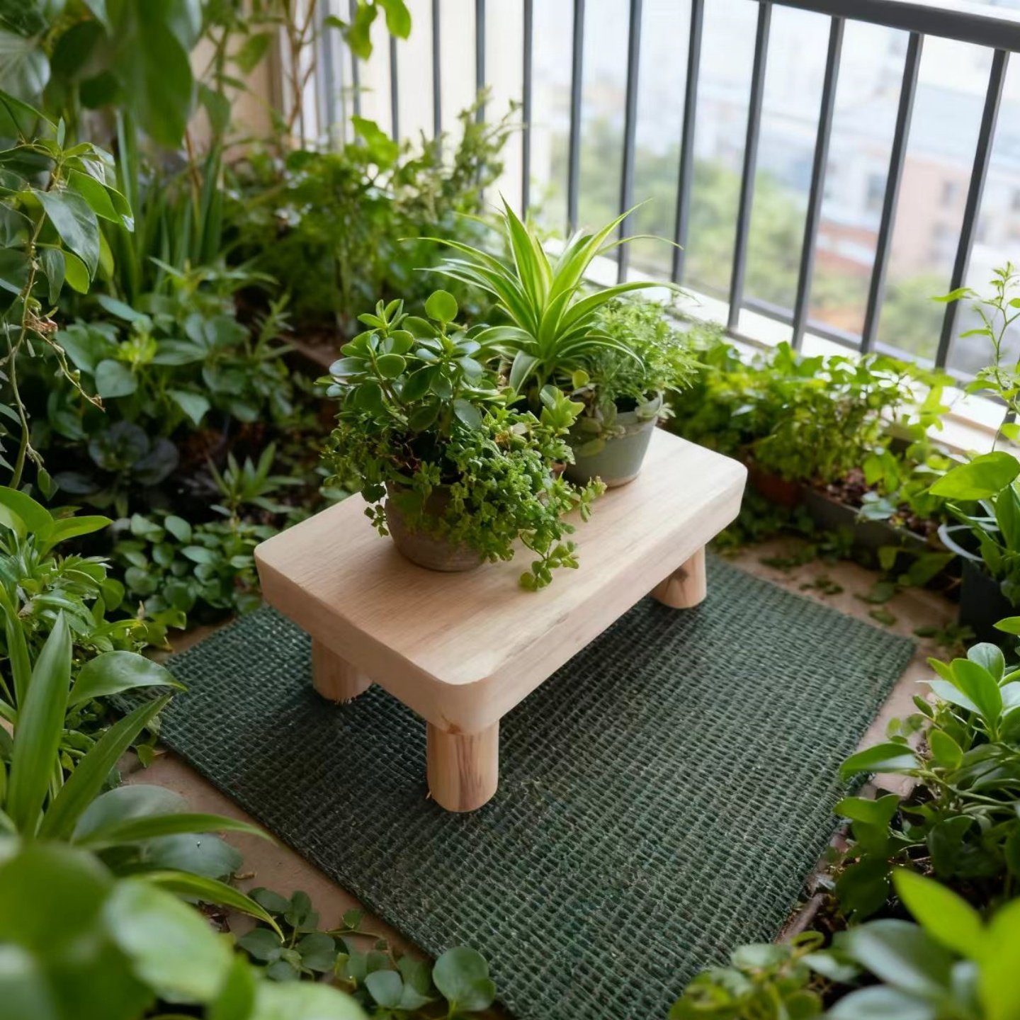 10厘米高实木办公垫脚甩腿锻炼凳垫高木凳原木花架底座防跷二郎腿,淘宝优惠券,粉丝福利购,淘宝优惠卷