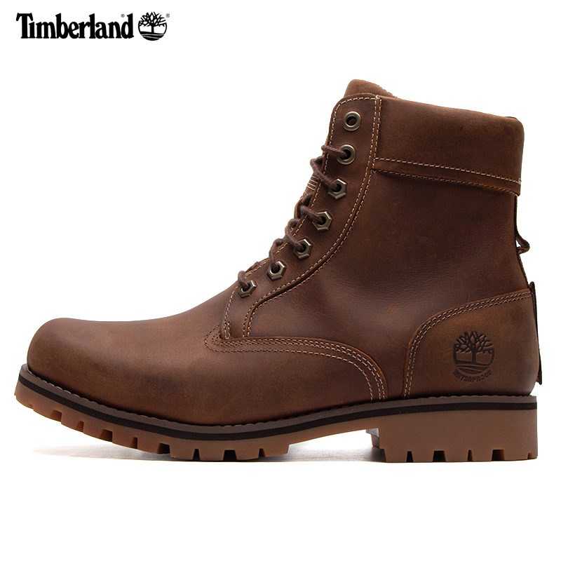 Timberland添柏岚大黄靴男秋冬户外高帮工装鞋休闲靴防水马丁靴