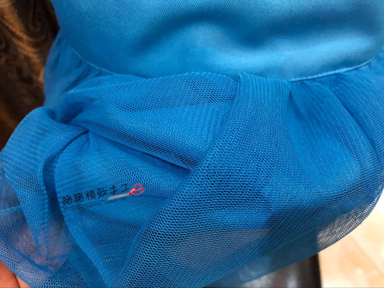 Princess smock Elsa Frozen Girls Sleeveless Kindergarten Apron Reverse Dressing Painting Clothes Autumn and Winter Bib