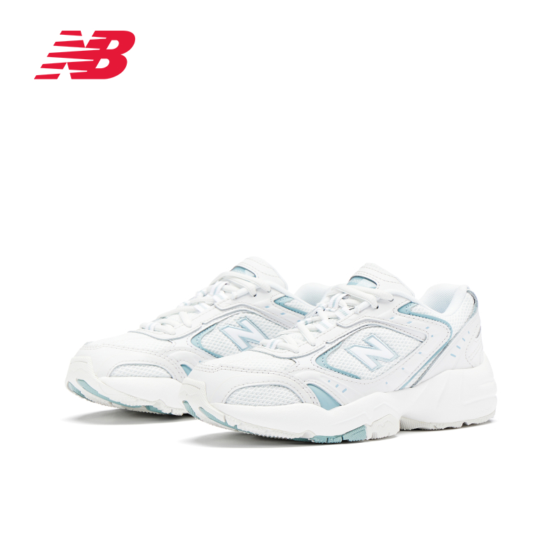 New Balance NB官方奥莱女鞋夏季轻便通勤素色增高运动老爹鞋452-图0