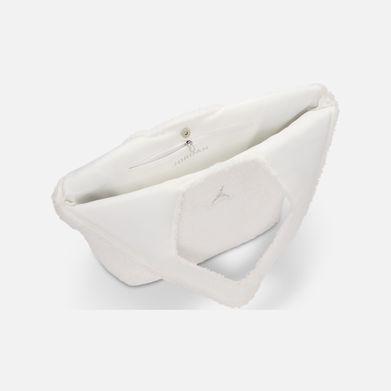 耐克乔丹仿羊羔绒托特包冬季新款收纳拼接提手宽敞JORDAN IQ3198,淘宝优惠券,粉丝福利购,淘宝优惠卷