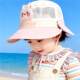 Spring and summer sun protection hat for girls