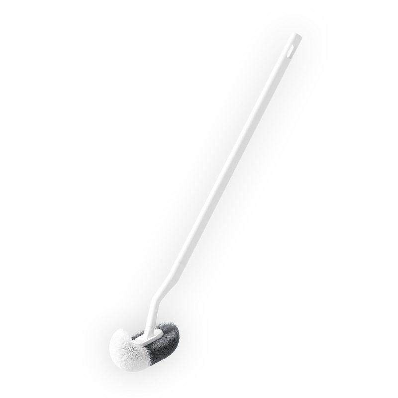 Toilet brush household no dead corner brush toilet brush soft hair long handle bathroom toilet brush wall hanging toilet cleaning brush