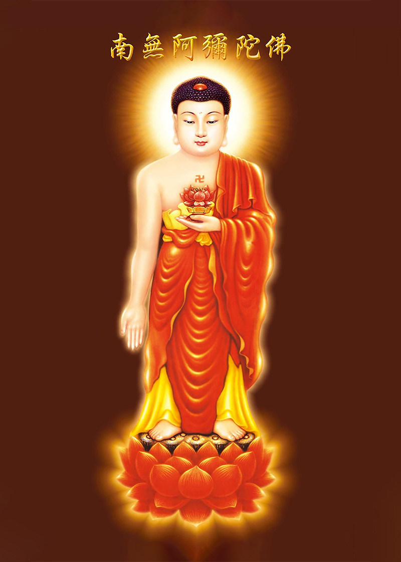 定制南无阿弥陀佛像画摆台结缘唐卡水晶高清佛堂摆件木版画带支架,淘宝优惠券,粉丝福利购,淘宝优惠卷