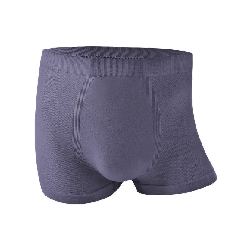 俞兆林纯棉男士抗菌运动头无痕短裤 俞兆林优格男平角内裤
