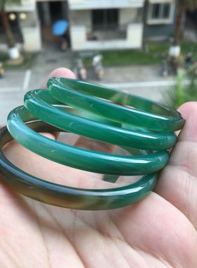 巴西纯天然细款秀气风玛瑙手镯