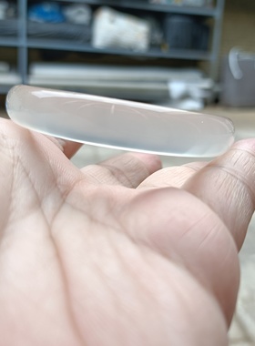 巴西纯天然朱砂紫罗兰底色玛瑙手镯细款冰透荧光原石无烧女礼337