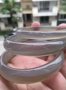 三款天然绿飘玛瑙手镯原石无烧玉髓女环精美礼品132