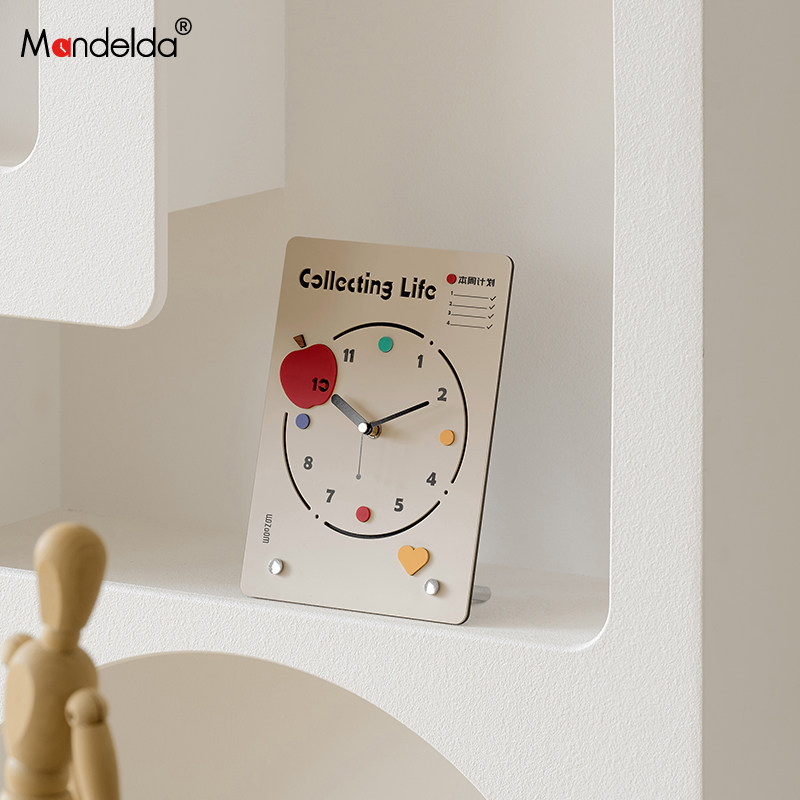 Mandelda家居客厅座钟装饰品入户玄关电视柜简约创意办公桌面摆件,淘宝优惠券,粉丝福利购,淘宝优惠卷