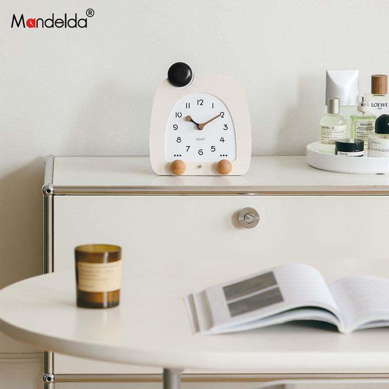 Mandelda新年快乐家居饰品客厅电视柜时钟玄关装饰乔迁之喜摆件,淘宝优惠券,粉丝福利购,淘宝优惠卷