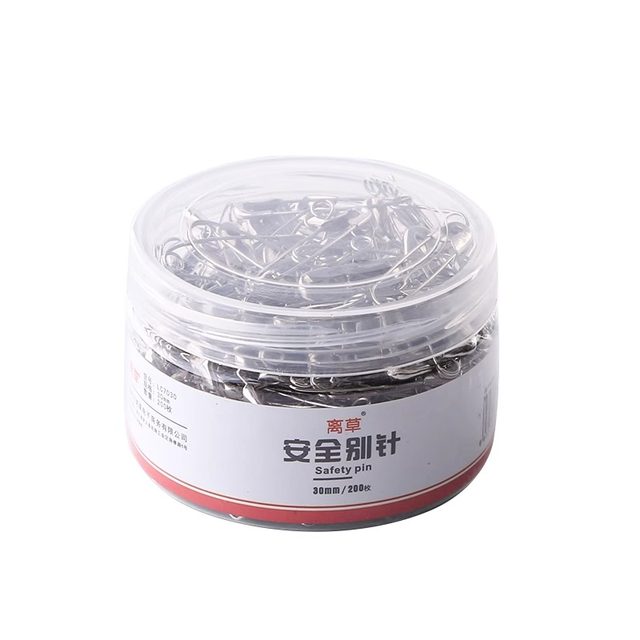 Old-fashioned safety pins fixed clothes buckle pins bed sheets