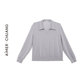 AIMER CHUANG Island 3 Modal Lapel Long Sleeve Top CA810982