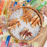 Qiuqiu Pet Dorge Falling Shi Chiphine Terta Sweet Potato Roll 10 сладкий картофель вокруг мясного сыра Мясо и мясо с закусками для собак.