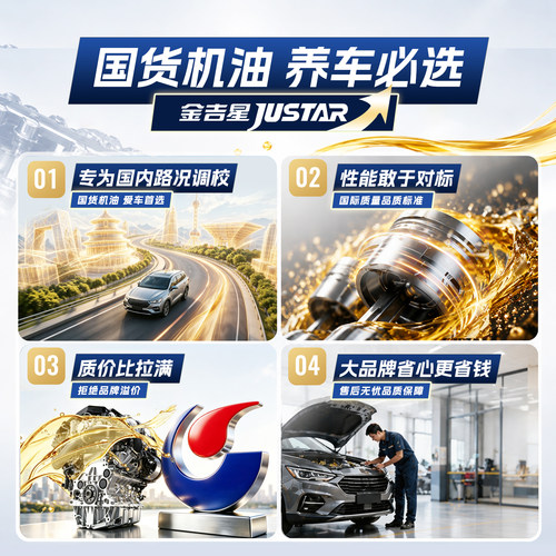 长城 C3 5W30 全合成机油 官方正品 汽车发动机保养润滑油 4L - 图3