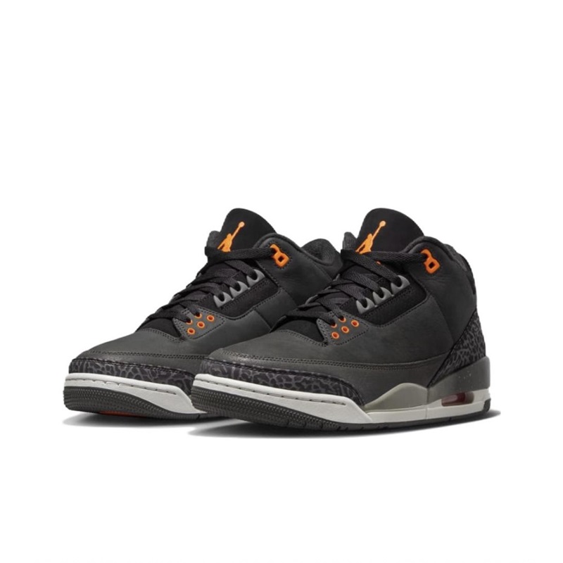 Air Jordan 3 Fear AJ3 恐惧 灰黑色 复古篮球鞋 CT8532-080 - 图3