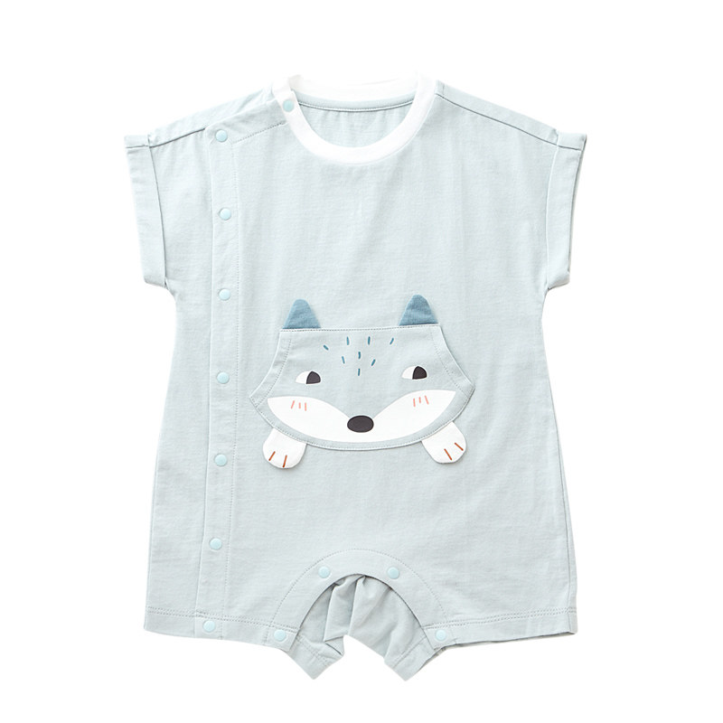 爱为诗短袖新生婴儿儿夏季薄爬爬服 iwishkids连身衣/爬服/哈衣