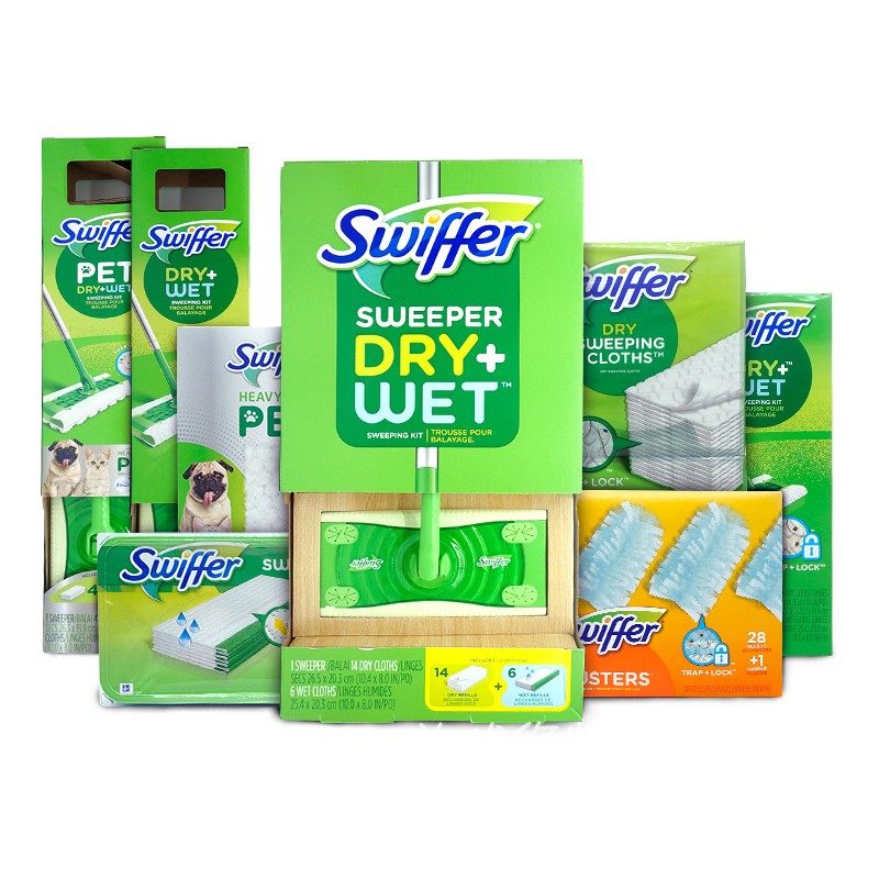 美国Swiffer Sweeper拖把干巾替换装除尘静电纸抹布84张/加厚50张 - 图3