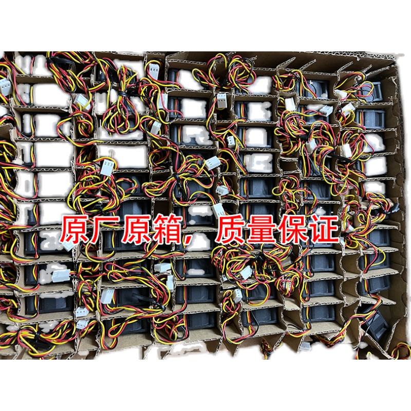 全新EVERFLOW 4020 4CM风扇 R124020SH(2) 12V 0.23A 3线双滚珠-图2