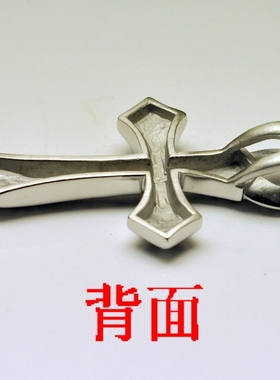 十字架钛钢欧美不掉色吊坠项链