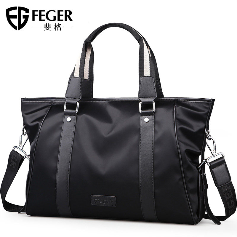 斐格手提包男士休闲单肩牛津布背包 斐格男士包袋