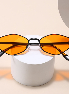 太阳镜2025新款金属复古优雅多边形个性墨镜时尚太阳眼镜潮流开车