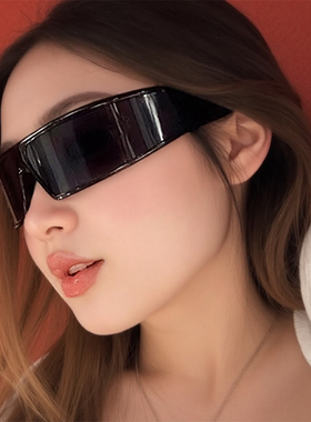 2025新款发箍墨镜女款高级感网红时髦拍照凹造型太阳眼镜防紫外线