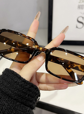 gm墨镜女2025新款潮开车男士复古太阳镜防紫外线时尚眼睛显脸小