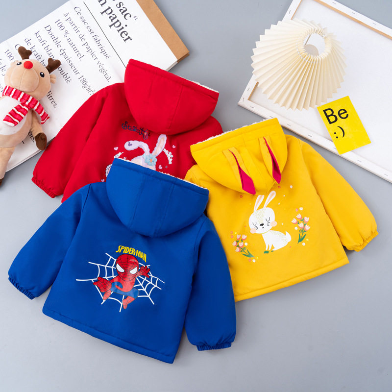 马年儿童外套一体绒女童女宝2026新款保暖加绒加厚过年红色新年服,淘宝优惠券,粉丝福利购,淘宝优惠卷