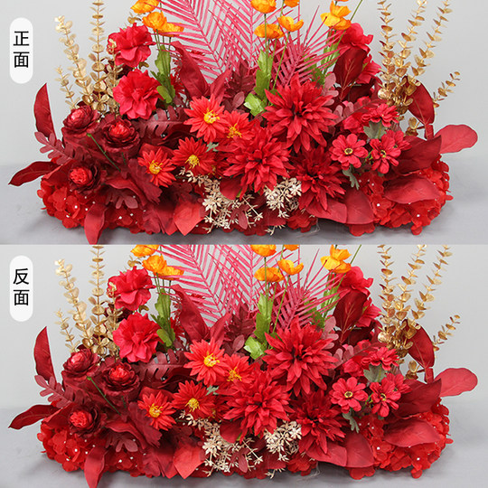 New wedding flower arrangement simulation finished product decoration eucalyptus