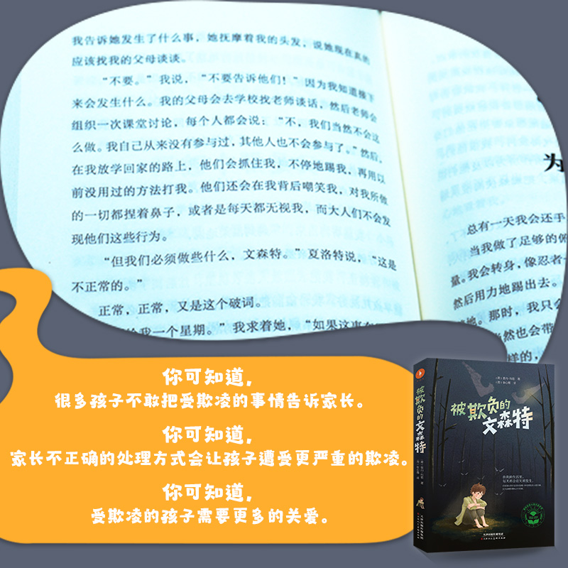 被欺负的文森特 国际经典心理关爱系列 有关校园欺凌学校夏令营和假想的朋友的故事 一本受欺凌者的生存指南 外国儿童文学 - 图2