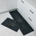 Thảm nhà bếp PVC chống trượt chống thấm dầu chống thấm Bắc Âu dễ chăm sóc thảm dài dải thảm da - Thảm sàn