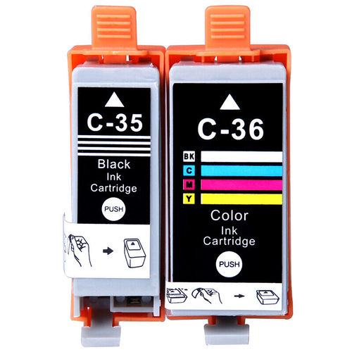 绘威兼容佳能PGI-35 黑色墨盒 CLI-36 彩色墨盒适用佳能Canon PIX - 图0